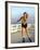 Young Woman on Rollerblades at the Beach-Bill Bachmann-Framed Photographic Print