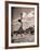 Young Woman Playing Ball on Beach-Philip Gendreau-Framed Photographic Print