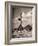 Young Woman Playing Ball on Beach-Philip Gendreau-Framed Photographic Print