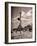 Young Woman Playing Ball on Beach-Philip Gendreau-Framed Photographic Print