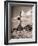 Young Woman Playing Ball on Beach-Philip Gendreau-Framed Photographic Print