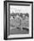 Young Woman Playing Mini Golf-null-Framed Photo