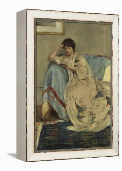 Young Woman Reading-Harper Pennington-Framed Premier Image Canvas