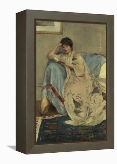 Young Woman Reading-Harper Pennington-Framed Premier Image Canvas