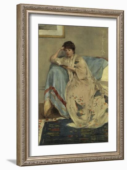 Young Woman Reading-Harper Pennington-Framed Giclee Print