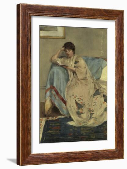 Young Woman Reading-Harper Pennington-Framed Giclee Print