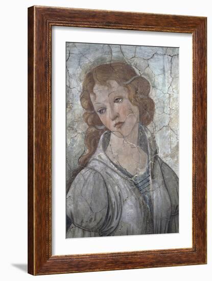 Young Woman Receives Gifts from Venus and the Three Graces-Sandro Botticelli-Framed Giclee Print