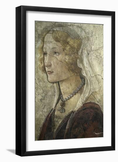 Young Woman Receives Gifts from Venus and the Three Graces-Sandro Botticelli-Framed Giclee Print