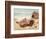 Young Woman Relaxing on the Beach, 1890s-null-Framed Giclee Print