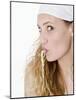 Young Woman Sucking Spaghetti-null-Mounted Photographic Print