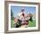 Young Woman Wearing Folk Dress on Horseback, Ride of the Kings Festival, Village of Vlcnov, Vlcnov-Richard Nebesky-Framed Photographic Print