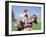 Young Woman Wearing Folk Dress on Horseback, Ride of the Kings Festival, Village of Vlcnov, Vlcnov-Richard Nebesky-Framed Photographic Print