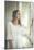 Young Woman Wearing White Dress-Sabine Rosch-Mounted Photographic Print