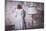 Young Woman Wearing White Dress-Sabine Rosch-Mounted Photographic Print