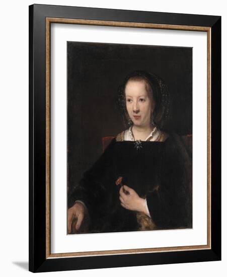 Young Woman with a Carnation, 1656-Willem Drost-Framed Giclee Print