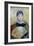 Young Woman with a Fan, 1880-Pierre-Auguste Renoir-Framed Giclee Print