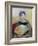 Young Woman with a Fan, 1880-Pierre-Auguste Renoir-Framed Giclee Print