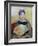 Young Woman with a Fan, 1880-Pierre-Auguste Renoir-Framed Giclee Print