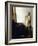 Young Woman with a Pearl Necklace-Johannes Vermeer-Framed Giclee Print