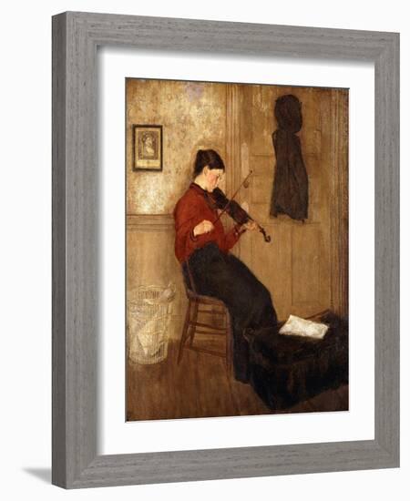 Young Woman with a Violin, 1897-98-Gwen John-Framed Giclee Print