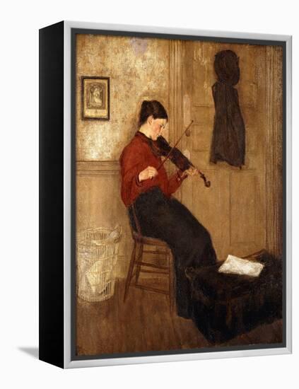 Young Woman with a Violin, 1897-98-Gwen John-Framed Premier Image Canvas