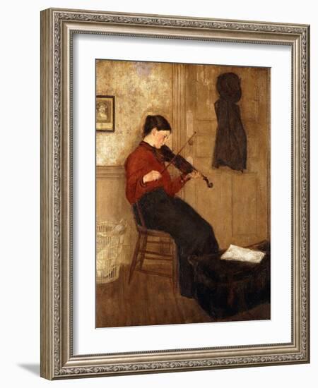 Young Woman with a Violin-Gwen John-Framed Giclee Print