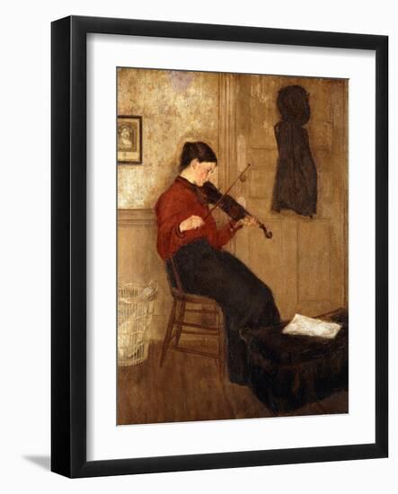 Young Woman with a Violin-Gwen John-Framed Giclee Print