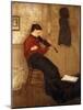 Young Woman with a Violin-Gwen John-Mounted Giclee Print