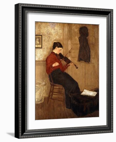 Young Woman with a Violin-Gwen John-Framed Giclee Print