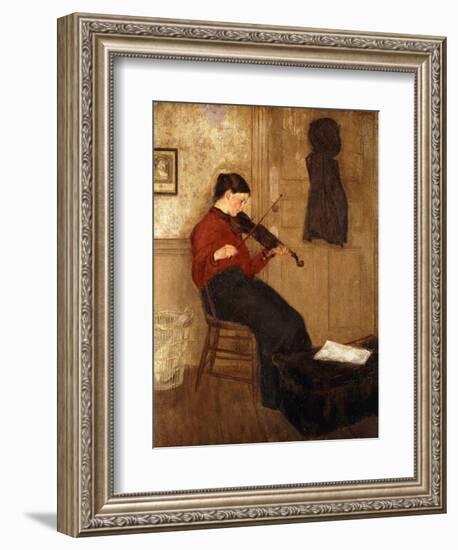 Young Woman with a Violin-Gwen John-Framed Giclee Print