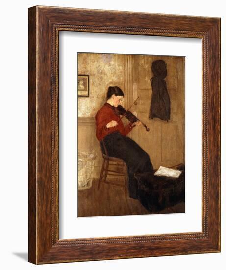 Young Woman with a Violin-Gwen John-Framed Giclee Print