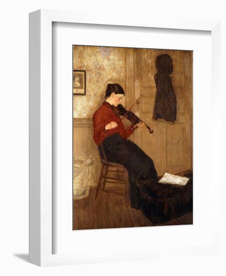 Young Woman with a Violin-Gwen John-Framed Giclee Print