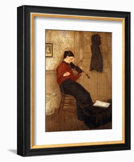 Young Woman with a Violin-Gwen John-Framed Giclee Print