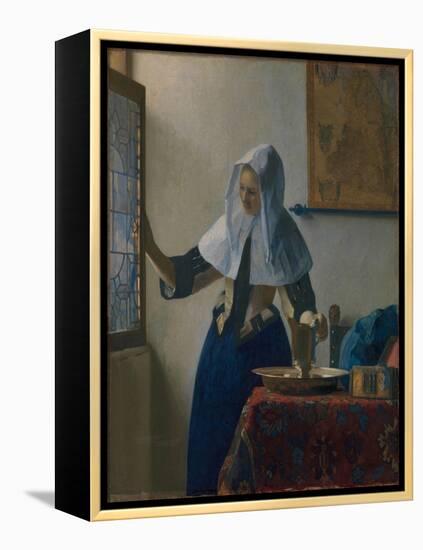 Young Woman with a Water Jug, c.1662-Johannes Vermeer-Framed Premier Image Canvas