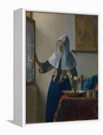 Young Woman with a Water Jug, c.1662-Johannes Vermeer-Framed Premier Image Canvas