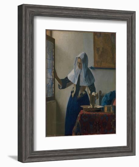 Young Woman with a Water Jug, c.1662-Johannes Vermeer-Framed Giclee Print