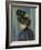 Young Woman with Black Hat, Jeune Femme Au Chapeau Noir, 1895-Pierre-Auguste Renoir-Framed Giclee Print