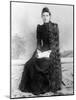 Young Woman with Long Hair Portrait, Ca. 1900-null-Mounted Photographic Print