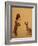 Young Woman with scarf and Hare, 2017-Susan Adams-Framed Giclee Print