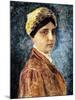 Young Woman with Sterntichel-Isidor Kaufmann-Mounted Art Print