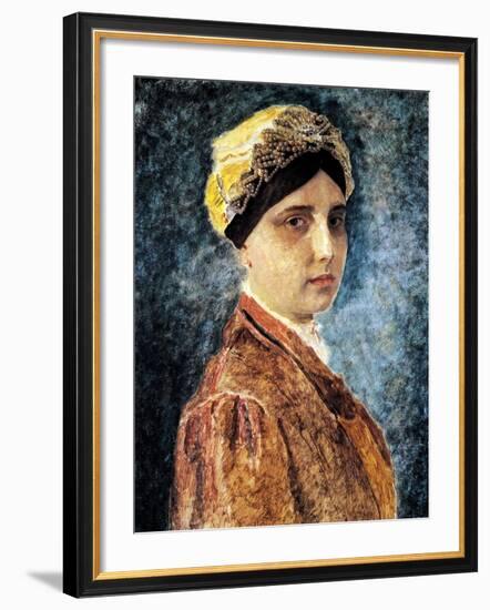 Young Woman with Sterntichel-Isidor Kaufmann-Framed Art Print