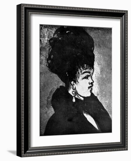 Young Woman-Constantin Guys-Framed Giclee Print