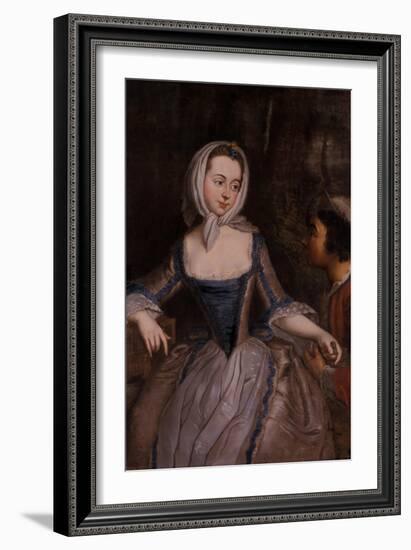 Young Women and a Knave-null-Framed Giclee Print