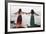 Young Women At Seaside-Charles Bowman-Framed Photographic Print