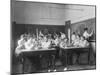 Young women performing atmospheric pressure experiments in normal school, Washington D.C., c.1899-Frances Benjamin Johnston-Mounted Photographic Print