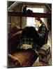 Young Writer-Norman Rockwell-Mounted Giclee Print