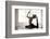 Young Yogi Woman Practicing Yoga Concept, Doing One Legged King Pigeon Exercise, Eka Pada Rajakapot-fizkes-Framed Photographic Print