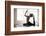 Young Yogi Woman Practicing Yoga Concept, Doing One Legged King Pigeon Exercise, Eka Pada Rajakapot-fizkes-Framed Photographic Print