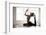 Young Yogi Woman Practicing Yoga Concept, Doing One Legged King Pigeon Exercise, Eka Pada Rajakapot-fizkes-Framed Photographic Print