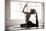 Young Yogi Woman Practicing Yoga Concept, Doing One Legged King Pigeon Exercise, Eka Pada Rajakapot-fizkes-Mounted Photographic Print